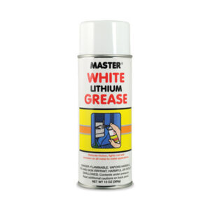 white lithium grease spray