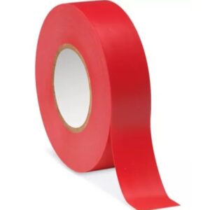 red electrical tape